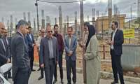 بازدید مسئولان از پروژه‌های دانشکده پرستاری و خوابگاه متأهلین
